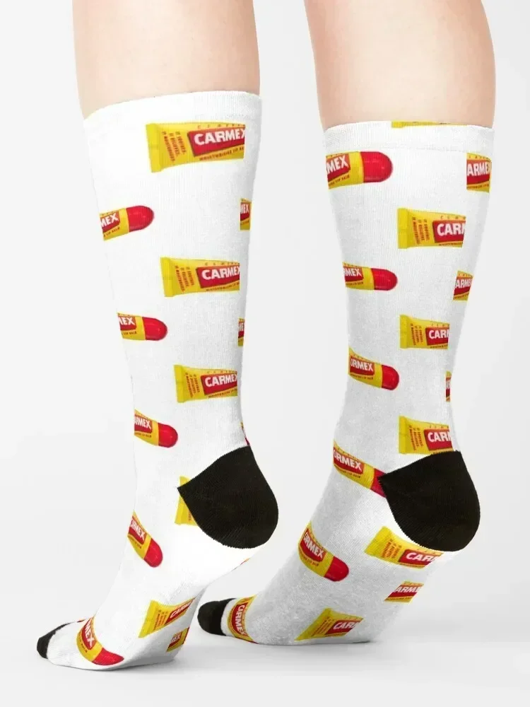 Carmex Lip Balm Socks snow floor shoes Thermal man winter Socks For Girls Men's