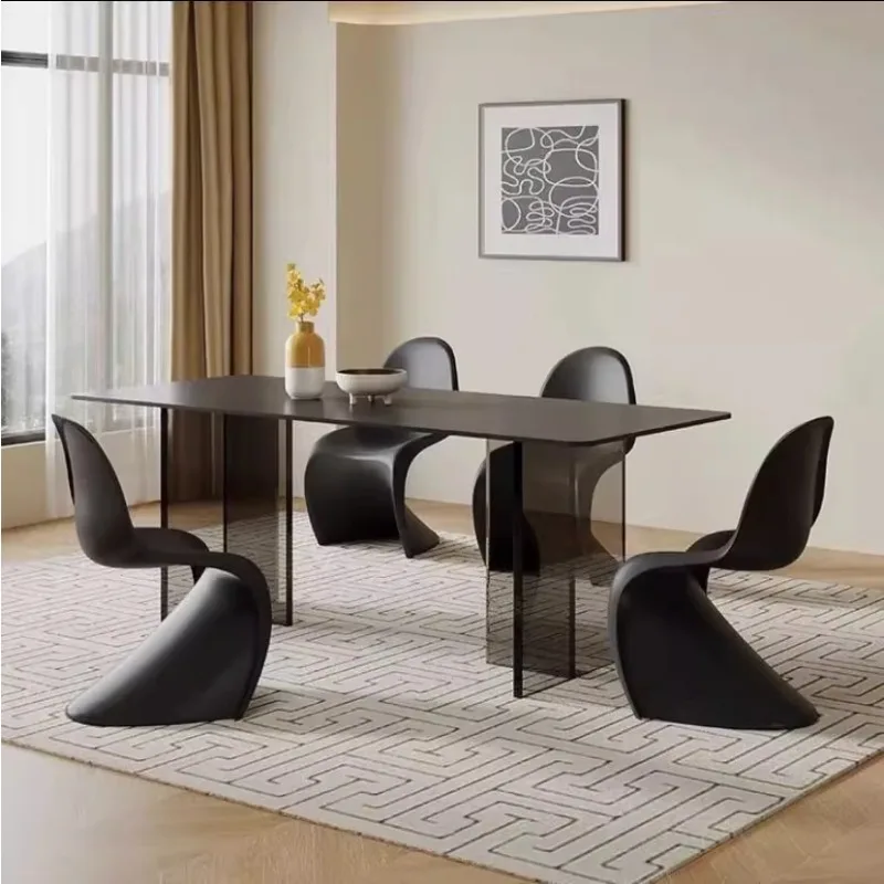 

Japanese Design Dining Tables Square Small Space Black Kitchen Dining Tables Modern Nordic Mesas De Jantar Home Furniture
