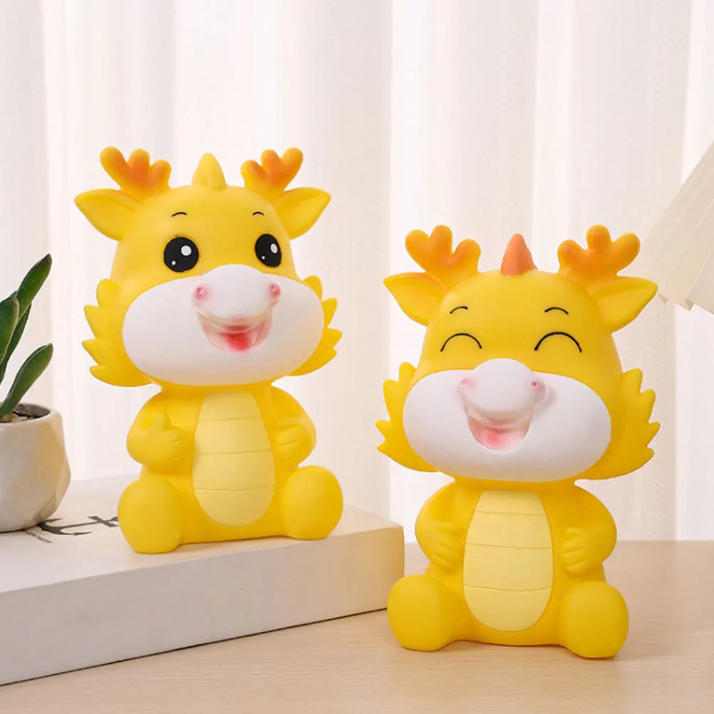 

Ornament Chinese New Year Money Bank Saving Pot Piggy Savings Jar Decorative Cartoon