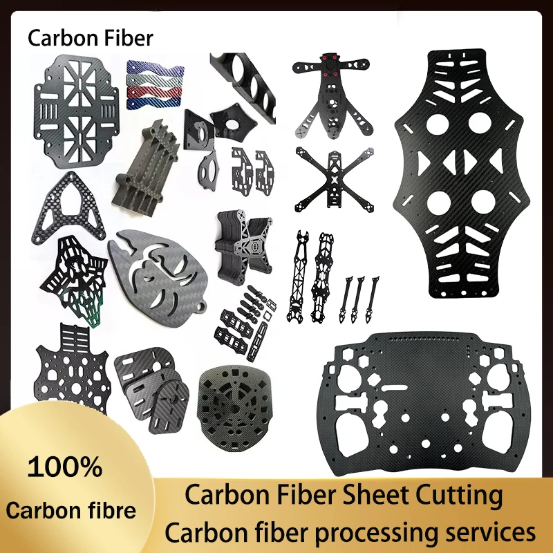 Customized Carbon Fiber CNC Cutting Plate Service DIY Carbon Fiber ...