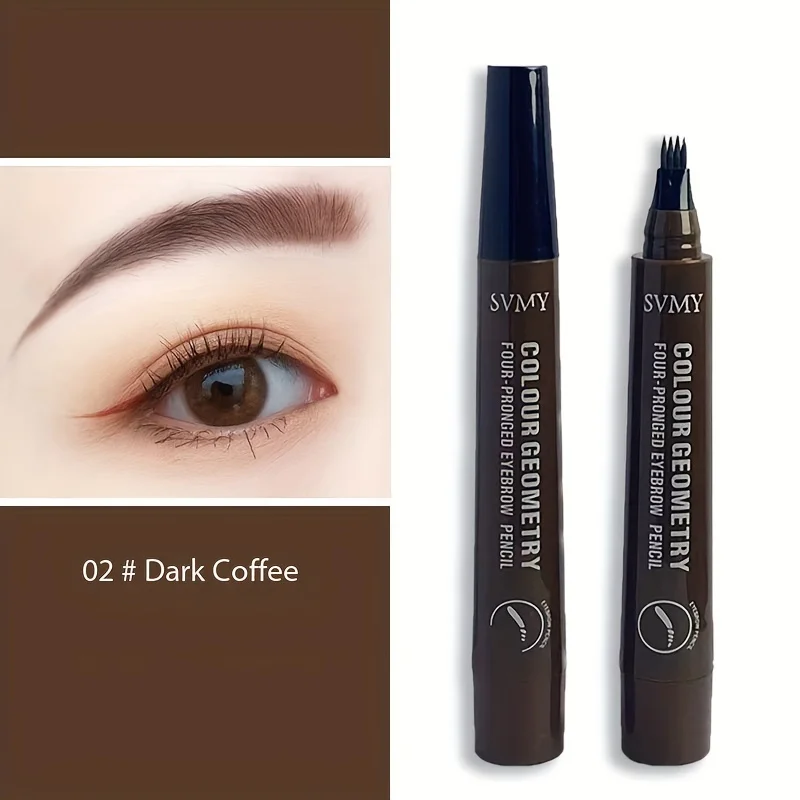 ウォータープルーフリキッドアイブロウペンシル - 長持ちし、滑らかな塗り心地で自然な眉の形を作り、すべての肌タイプに適しています