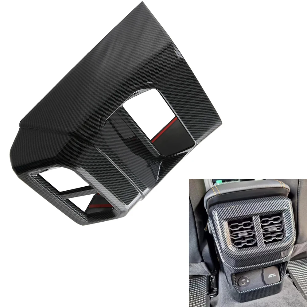 

Rear Air Vent Outlet Cover Trim Carbon Fiber Rear Air Vent Outlet Cover Trim Fit for Ford Ranger P703 2023-2024