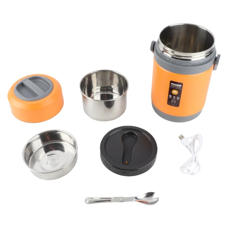Mini Portable Thermal Cooker Pot Stainless Steel Constant Temperature Heat Preservation Lifting Pot