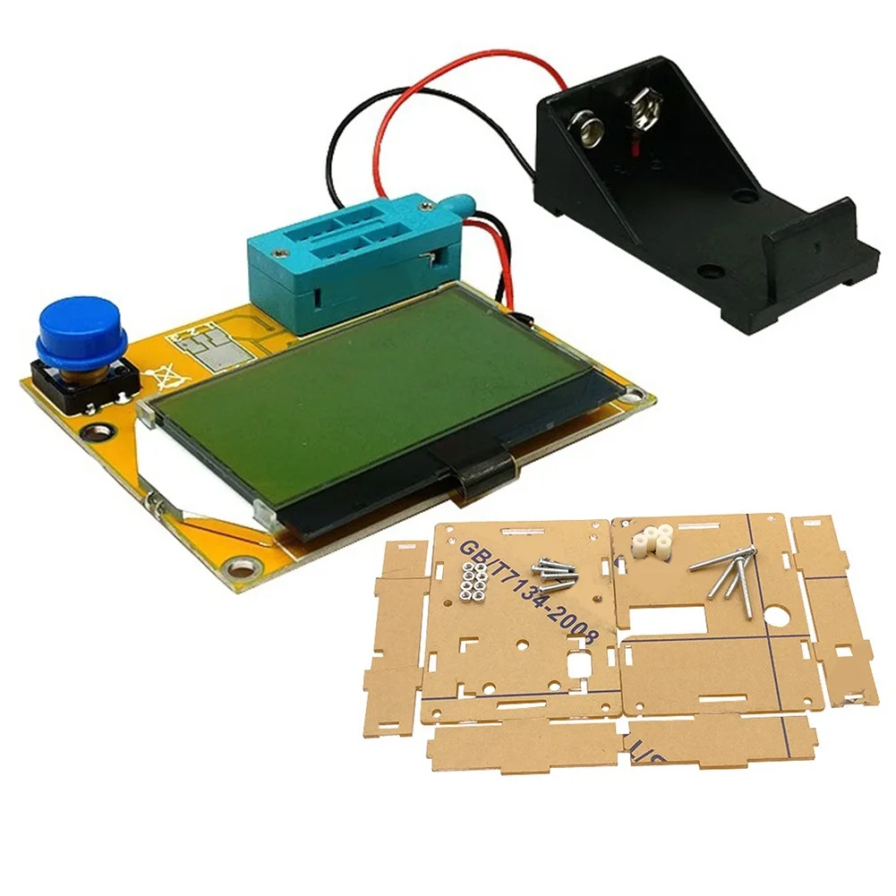 For LCR-T4 Digital Transistor Tester Resistance Capacitance Diode Triode Tester With Shell For Electronic Components Testing
