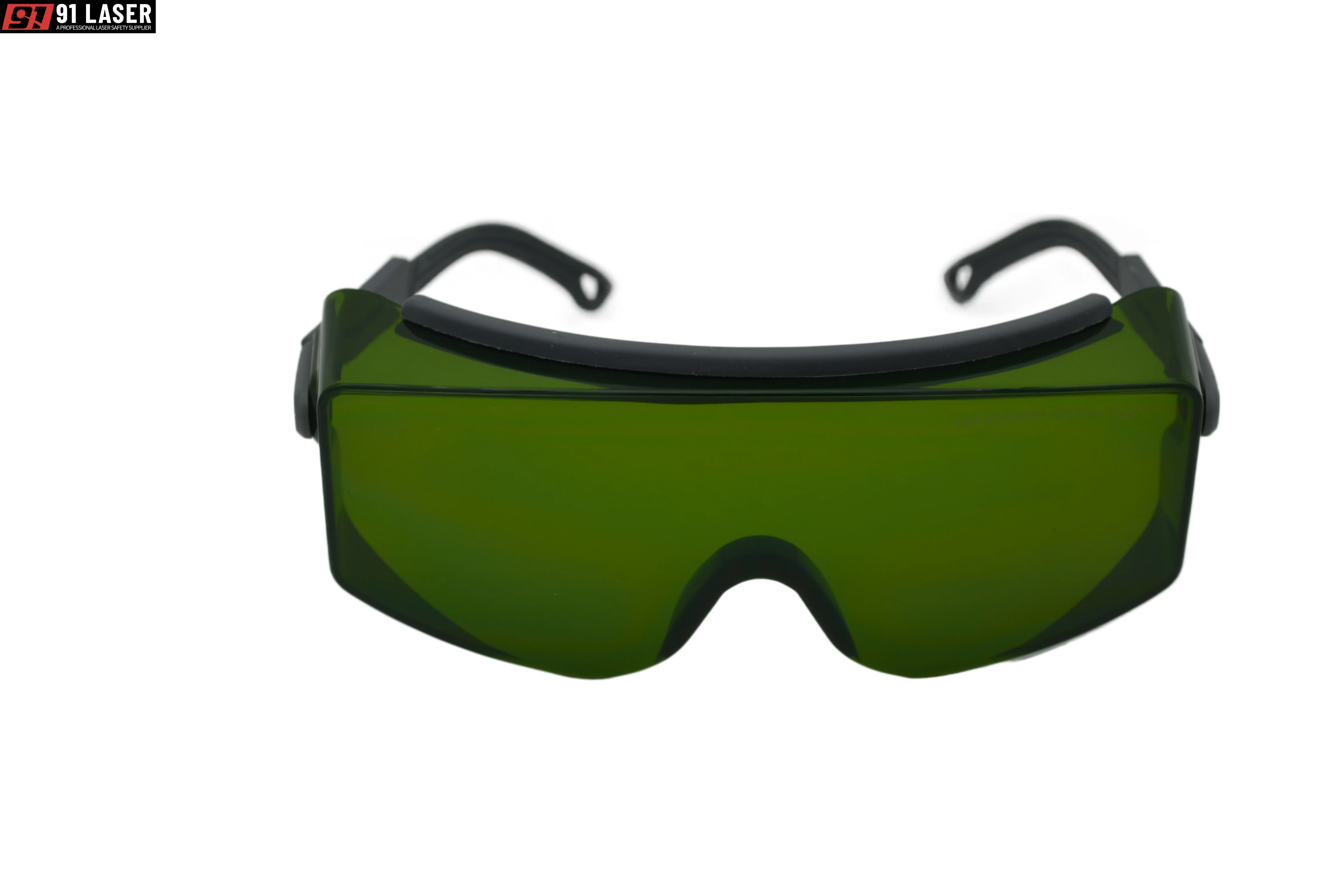 OD 8 Laser Protective Goggles For 190-450nm & 900-1800nm OD6+ 1064-1095nm OD 8+ Adjustable Temple