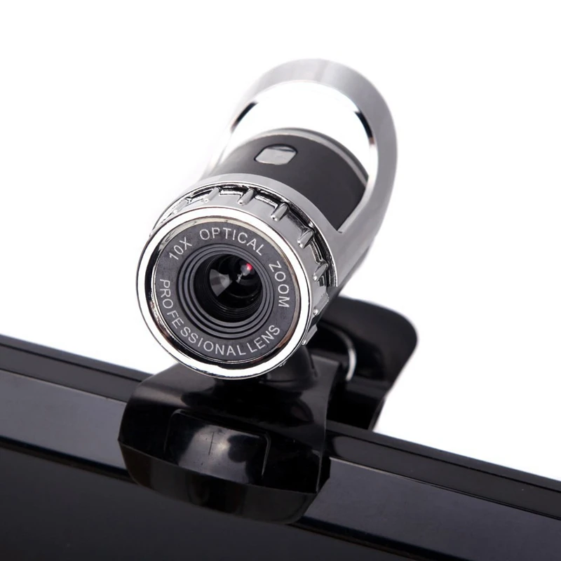 2X USB 2.0 12 Megapixel HD Camera Web Cam 360 Degree With MIC Clip-On For Desktop Skype Computer PC Laptop