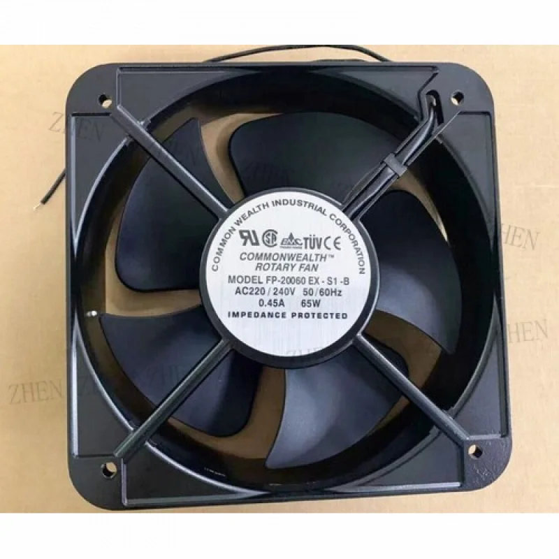 

Y 1 шт. Новый осевой вентилятор FP20060EX-S1-B с двойным шарикоподшипником 20 см переменного тока 220 В 65 Вт