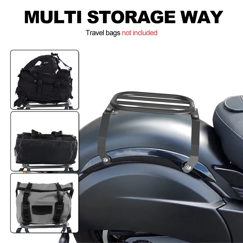 Motorcycle Rear Luggage Rack Rear Carrier Rack Chief Classic/Vintage/Dark Horse CHIEFTAIN SPRINGFIELD ROADMASTER For Indian - view 5
