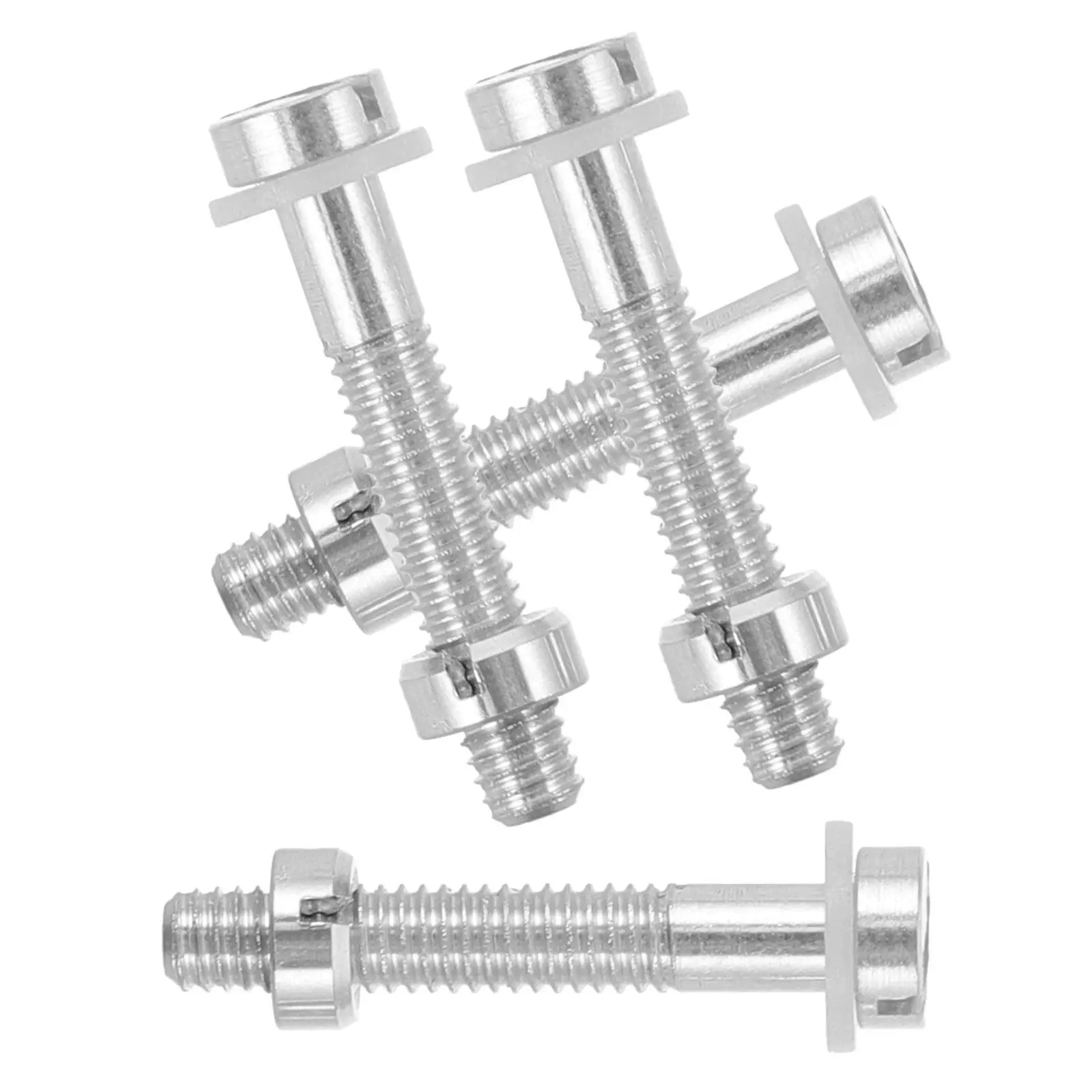 4Pcs Phono Cartridge Mounting Screws M2.5x16.5 Metal Precision Threading Headshell Fastener for Vinyl Record Player Hardware