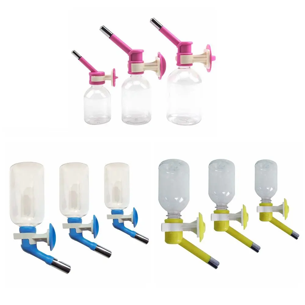 Hanging No-Drip Dog Water Dispenser Automatic Can Be Raised and Lowered Pet Water Feeder Bottle Leak-Proof Nozzle