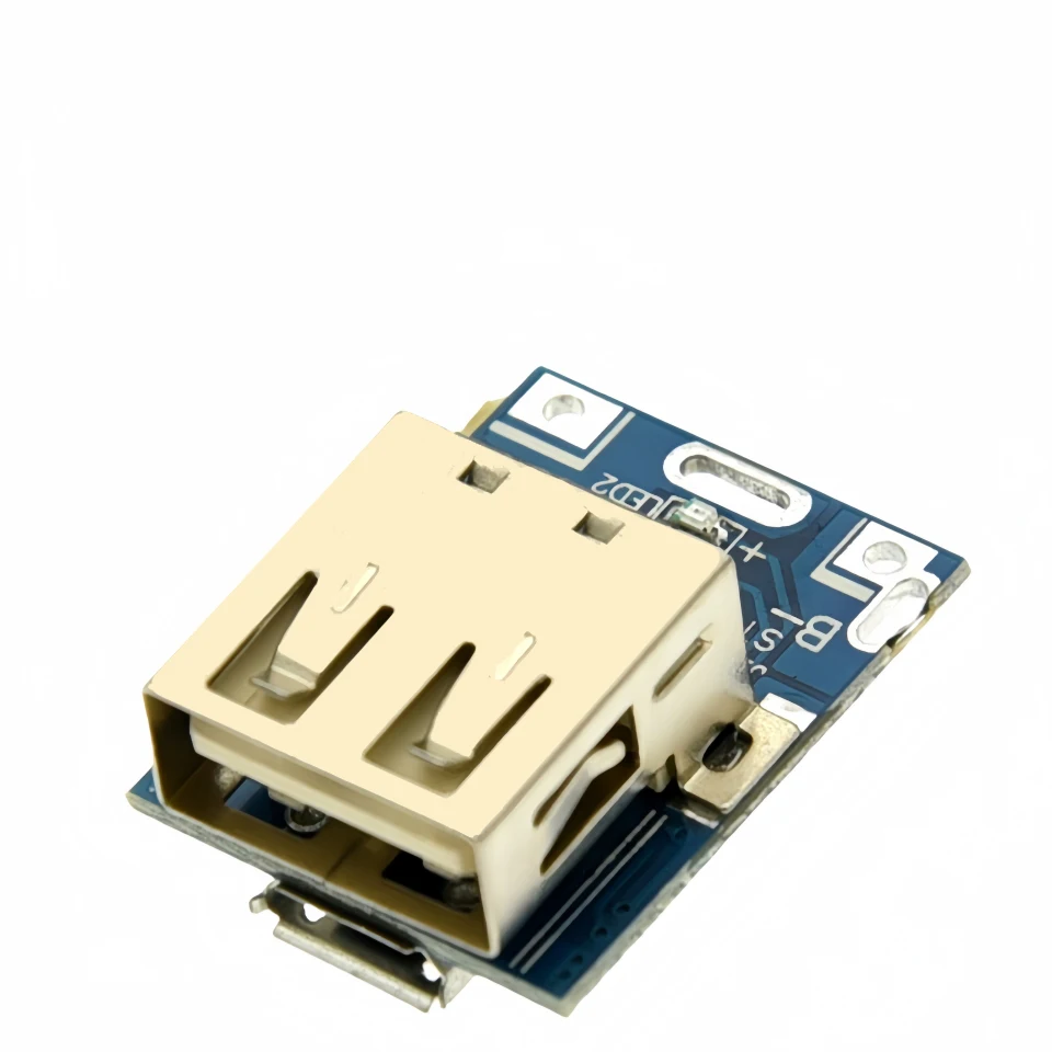 5V 1A Boost Step-Up Strommodul Micro USB Typ-C Lithium-Batterie-Ladeplatine Überladeschutz LED-Anzeige 134N3P DIY – Detail 2