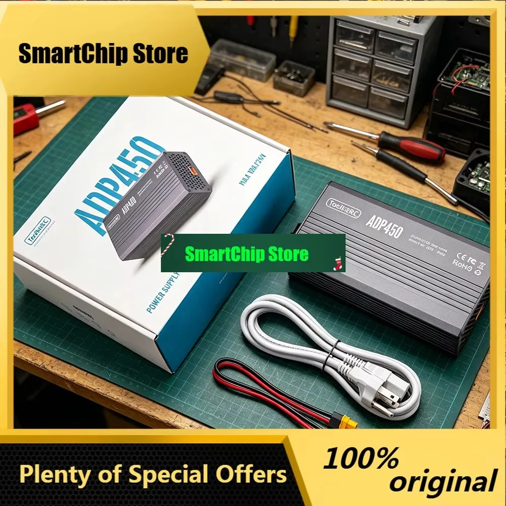 SmCpToolkitRC ADP450 Power Supply Adapter 450W XT60 Output 24V19A AC Input 100V-240V For ToolkitRC M8D M6D M8P M9 Battery Cha