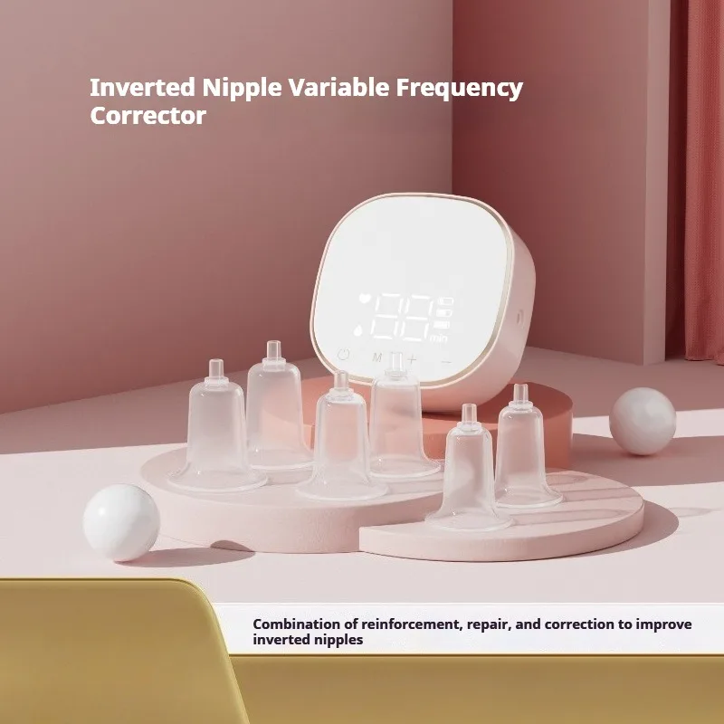 Corrector de pezón invertido eléctrico Correcto de pezón portátil, pezones planos e invertidos con facilidad para ayudar a amamantar, duradero