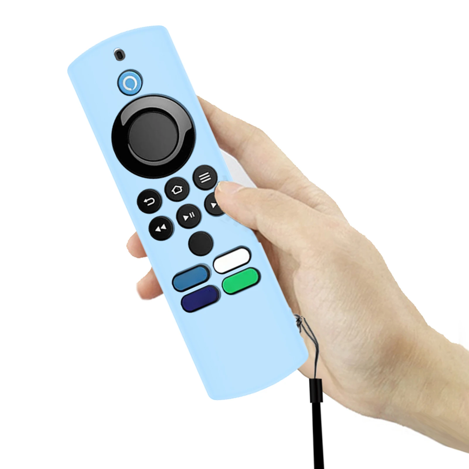 

Stick Lite 2021 2nd Voice Remote Control Protective Case Cover Anti-slip Shockproof Full Protection Sleeve For Alexa