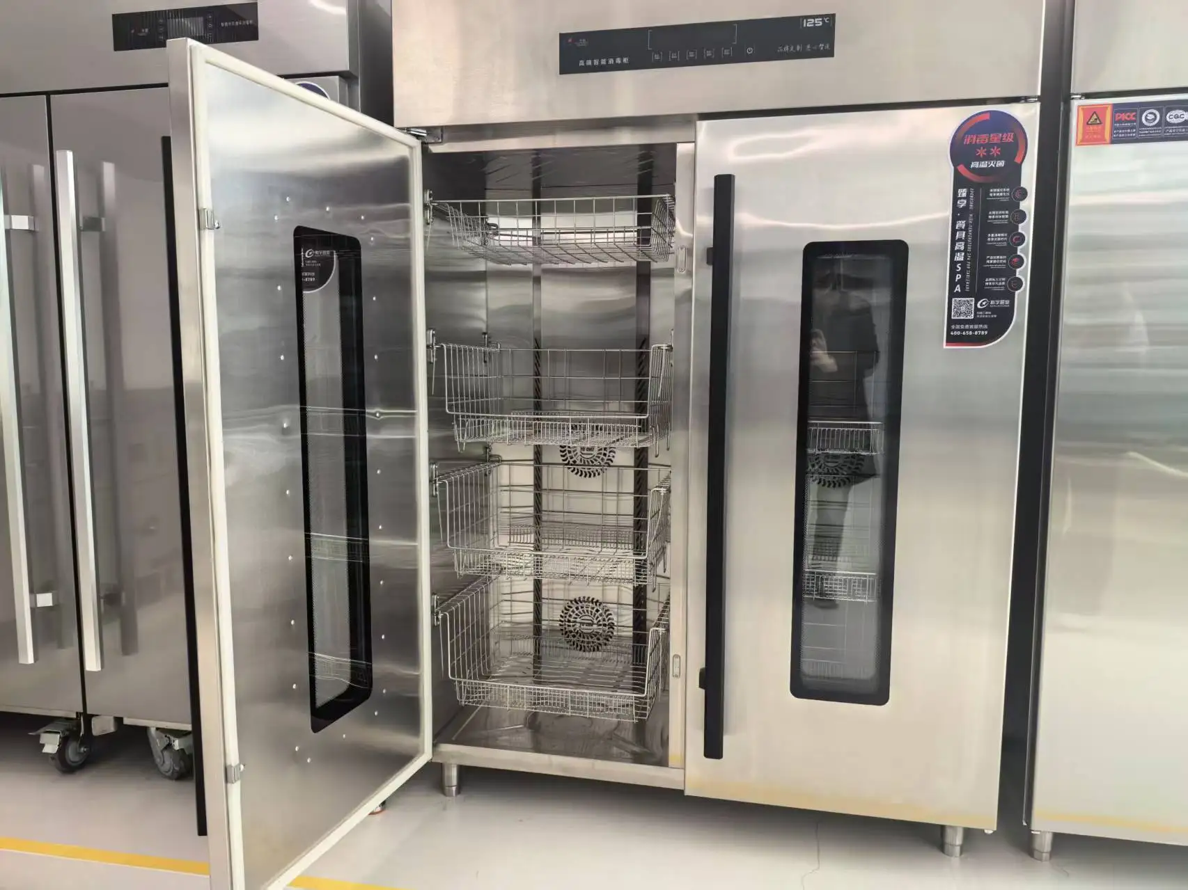 RTP360 Mechanical Light Wave Single-Door High-Temperature Steam Disinfection Cabinet Vertical Large-Capacity