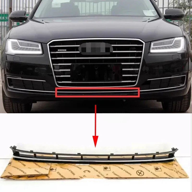 

Auto Front Bumper Lower Spoiler Lower Diffuser Lip for Audi A8 D4 2014 2015 2016 2017 4H0807697