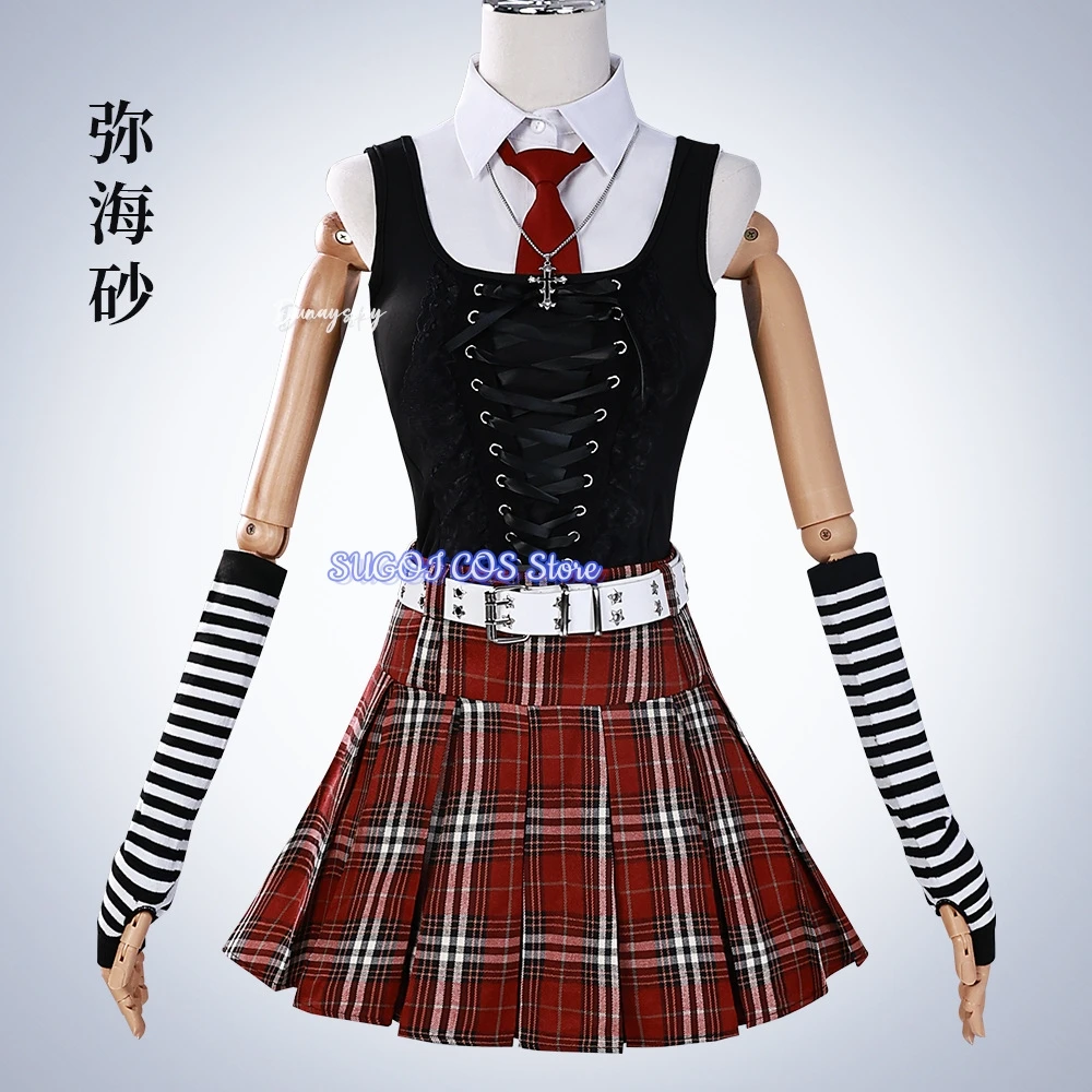 Миса Амане Косплей Примечание Смерть Джирай Кэй Костюм Дебютное Повседневное Сексуальное Платье Субкультура Ожерелье y2k Готи Лоли Униформа Экипировка Парик