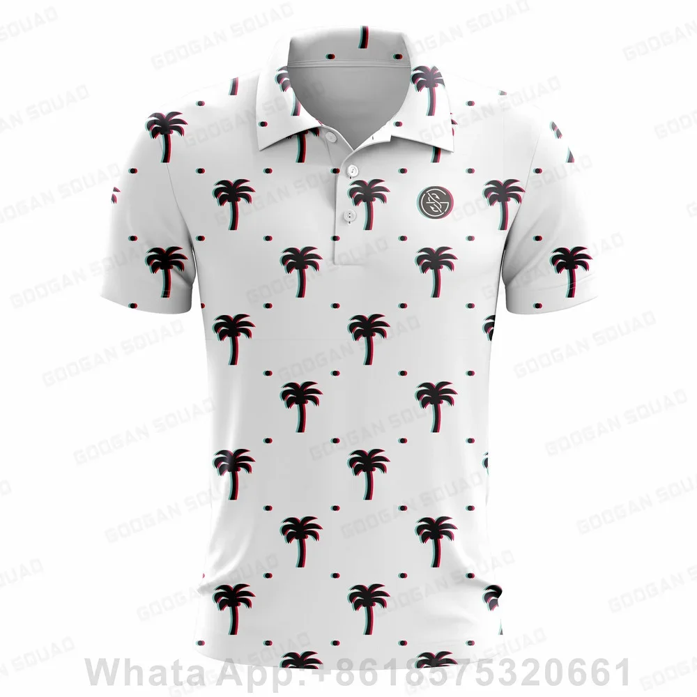 Men Sportswear Classic Casual Polo Shirt Golf Shirt Summer Functional Polo Shirt Quick Dry Breathable Short Sleeve Lapel Shirt view 2
