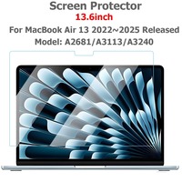 Screen Protector for 13.6Inch MacBook Air 13 2022-2025 Released Model A2681 A3113 A3420 M2 M3 M4 Chip Clear Tempered Glass