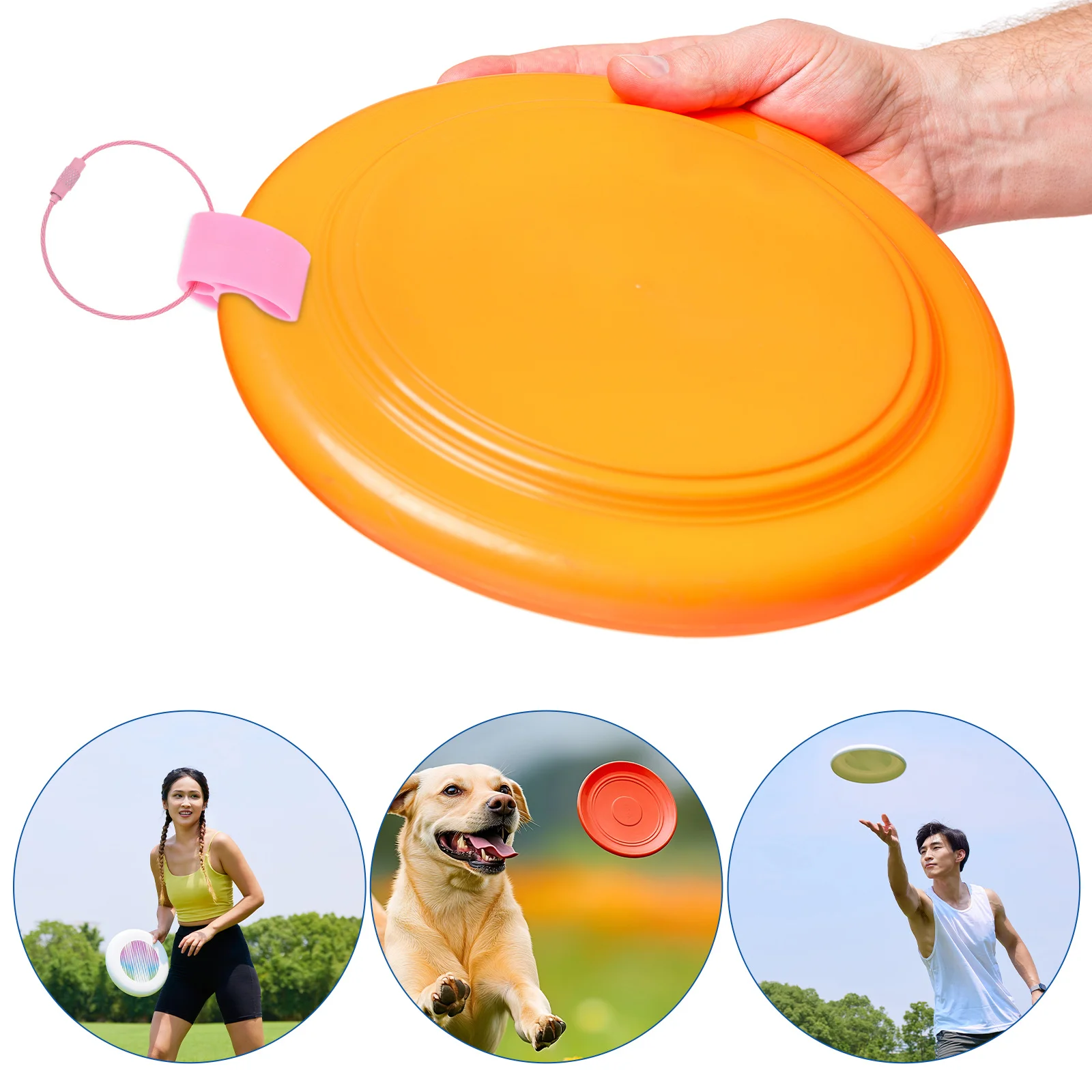 

3Pcs Extreme Flying Disc Portable Buckles Holder for Outdoor Activities Team Sports