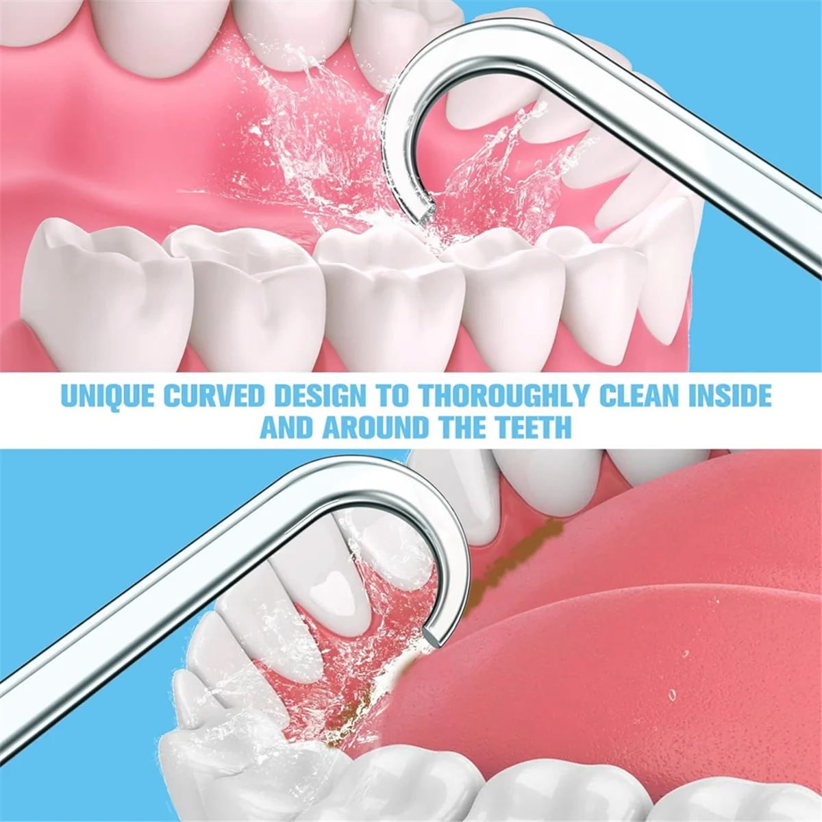 Pontas de substituição quentes para flosser de água waterpik, pontas clássicas de jato de substituição compatíveis para irrigador oral waterpik