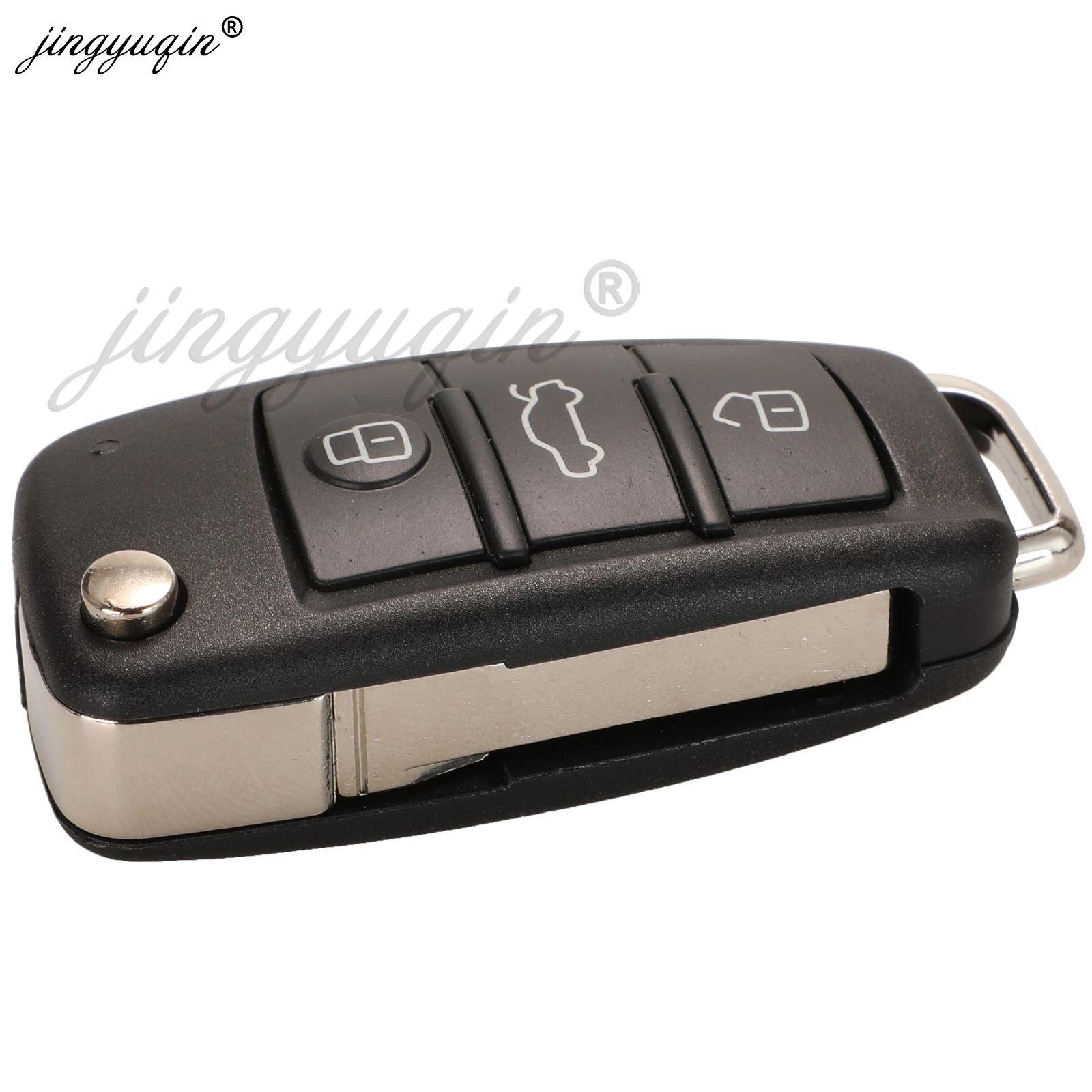Jingyuqin 315/434/868MHz 8E Chip Car Remote Key For Audi A6 A6L RS6 S6 Q7 2004-2015 4F0837220M/T/N/P/Q/D/R IYZ 3314