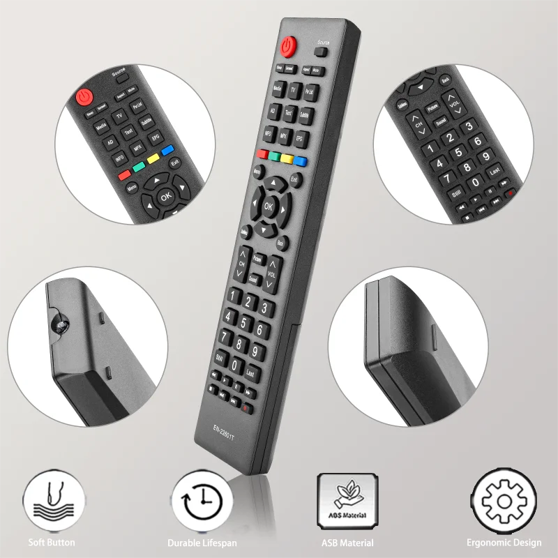 ER-22601T Para reemplazo de control remoto Hisense, para televisor Hisense Smart LED HDTV