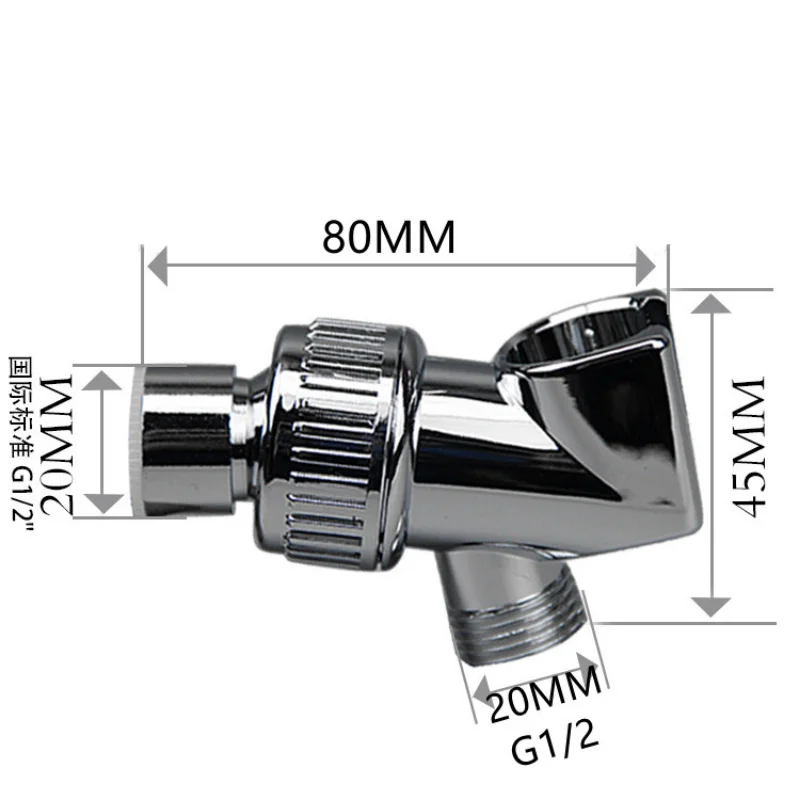 G1/2 "регулируемые клапаны для душевой лейки, разделитель воды, регулируемый держатель для душевой лейки, насадка для смесителя, адаптер для аксессуаров ванной комнаты