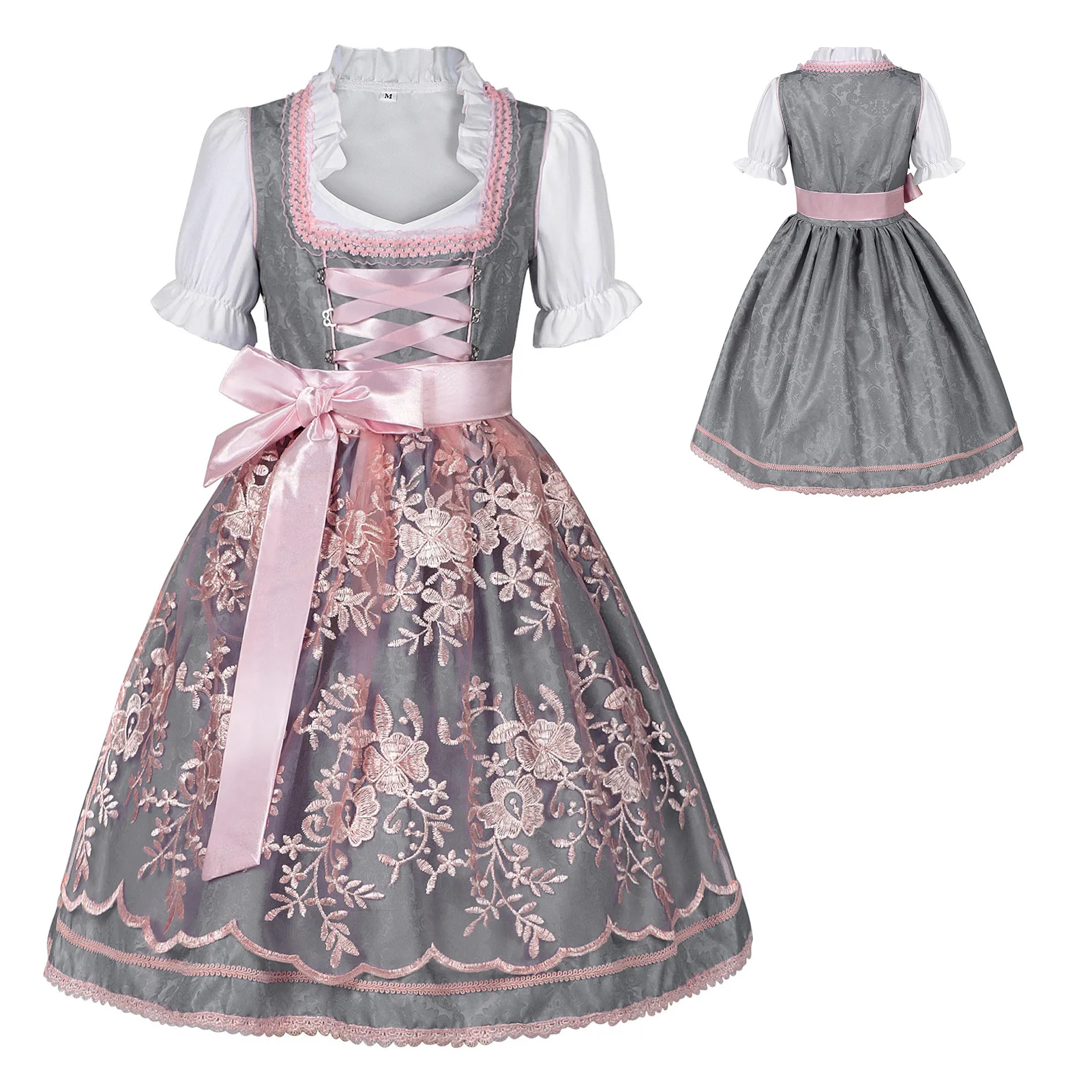 تنورة البيرة الألمانية للأطفال للهالوين، ملابس تقليدية بافارية، أزياء أداء للأطفال لعيد الأطفال