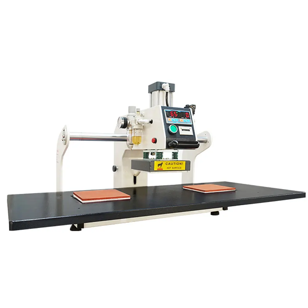 Pneumatic Upward Sliding 15 X15cm Double Station Hot Stamping Machine Heat Transfer Hot Stamping Machine 2025 NEW