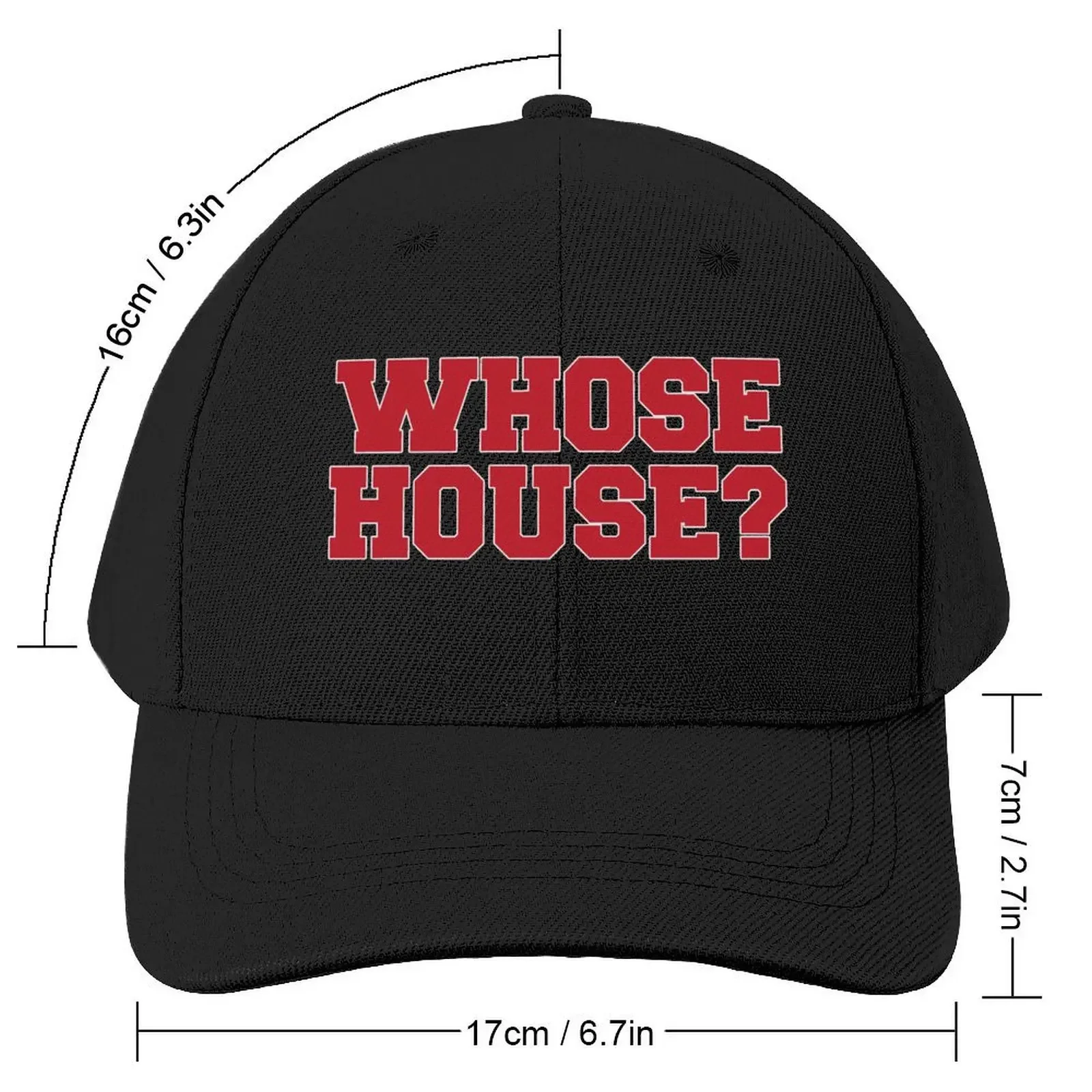 Whose House? Baseball Cap New Hat Snapback Cap Girl Men's