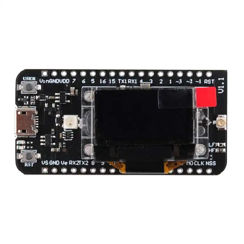 LoRa GPS Module LoRaWAN 868 915mHz Development Board CP2102 ASR6052 Chip HTCC-AB02S with 0.96 inch OLED Display for Intelligent