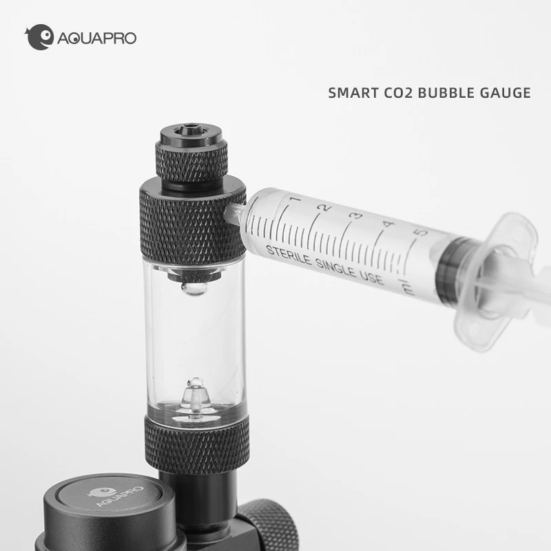 AQUAPRO-contador de burbujas inteligente de CO2, burbujeador de dióxido de carbono, accesorios de Acuario, tanque de pesca, planta acuática, cilindro de válvula de retención de CO2