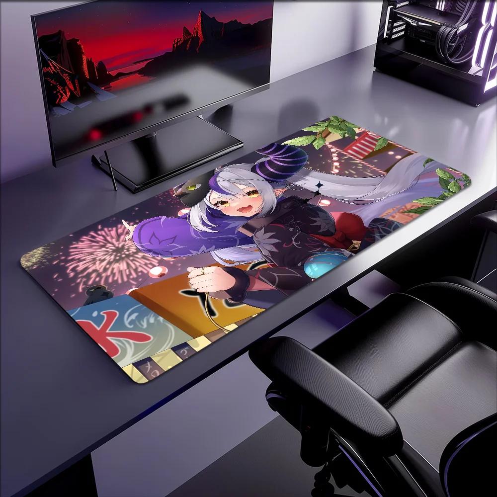 Rubber Desktop XXL Desk Mats Non-slip Gaming Thickened Hololive Large Darknesss La MousePad Office