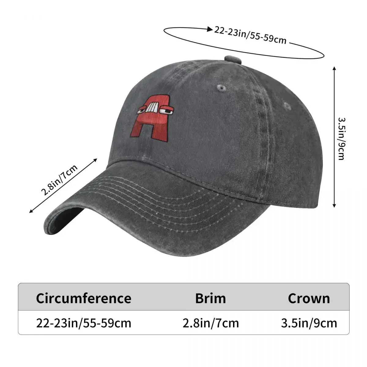 A ALPHABET LORE Baseball Cap winter hats for men Military Cap Man Beach Bag custom caps Female Men's