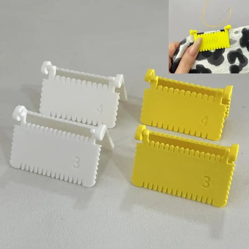 

1 шт. Измерительный инструмент для квилтинга: швейная линейка-направитель для подгибки края и стежков, для проектов по шитью