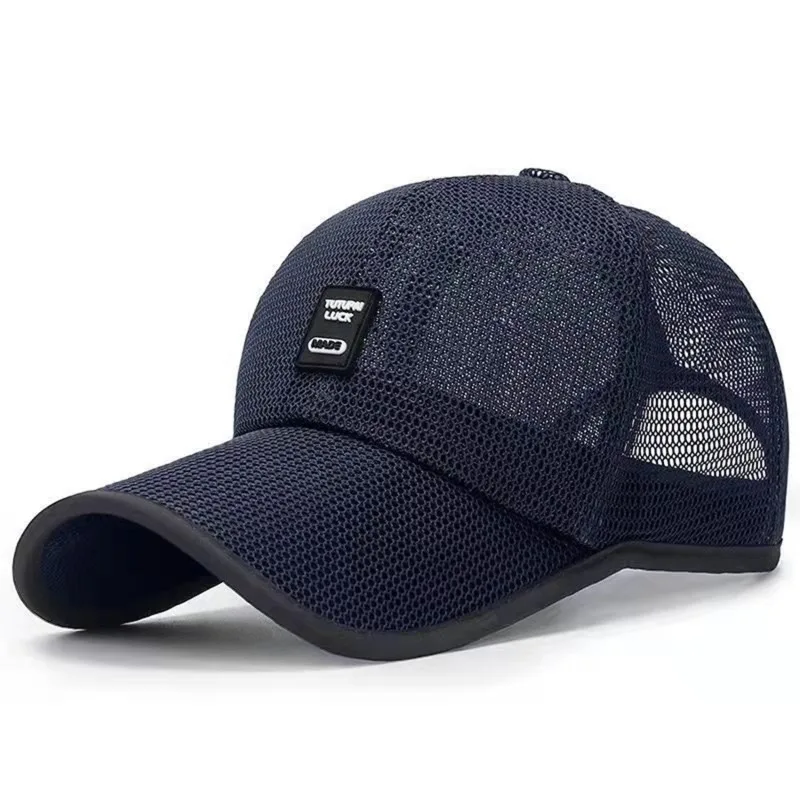 Herren Damen Sommer Voll-Mesh Baseballkappe Schnelltrocknend Kühlend Sonnenschutz Wandern Golf Laufen Verstellbare Mütze – Detail 20