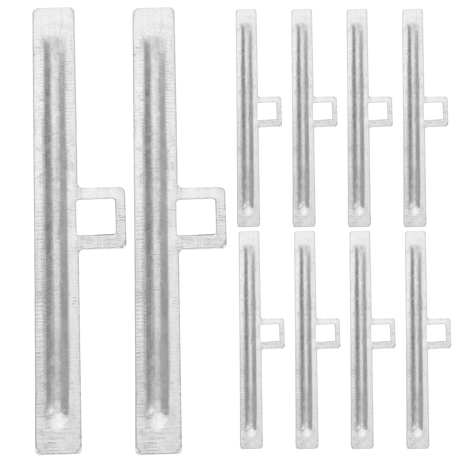 10 Pcs Shutters Blind Repair Parts Vertical Tabs Accessories Fixer Metal Vane Savers Replacement