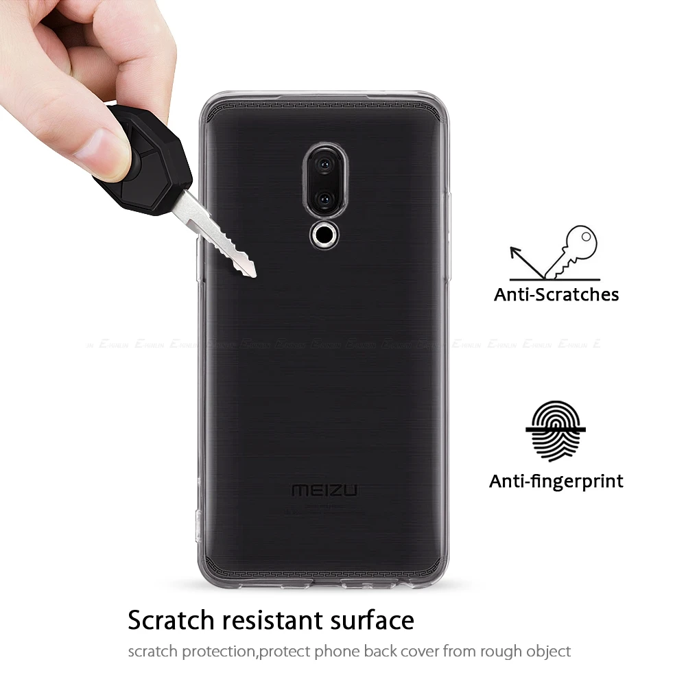 Ultra Thin Clear Soft Full Back Cover For Meizu 20 18X 18 18s 17 16 X 16T 16th 16S 16Xs X8 Pro Plus M6s M6 Note TPU Phone Case