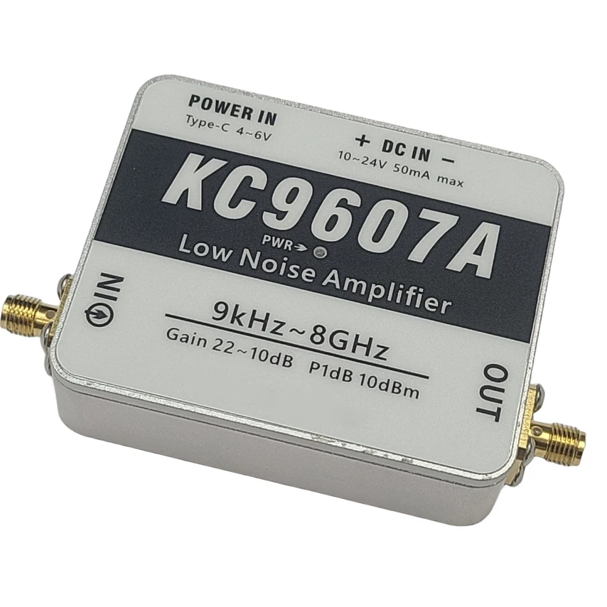 

Модуль KC9607A Усиление сигналов со сверхнизким уровнем шума для электромагнитного тестирования от 1 кГц до 8 ГГц с прочными функциями