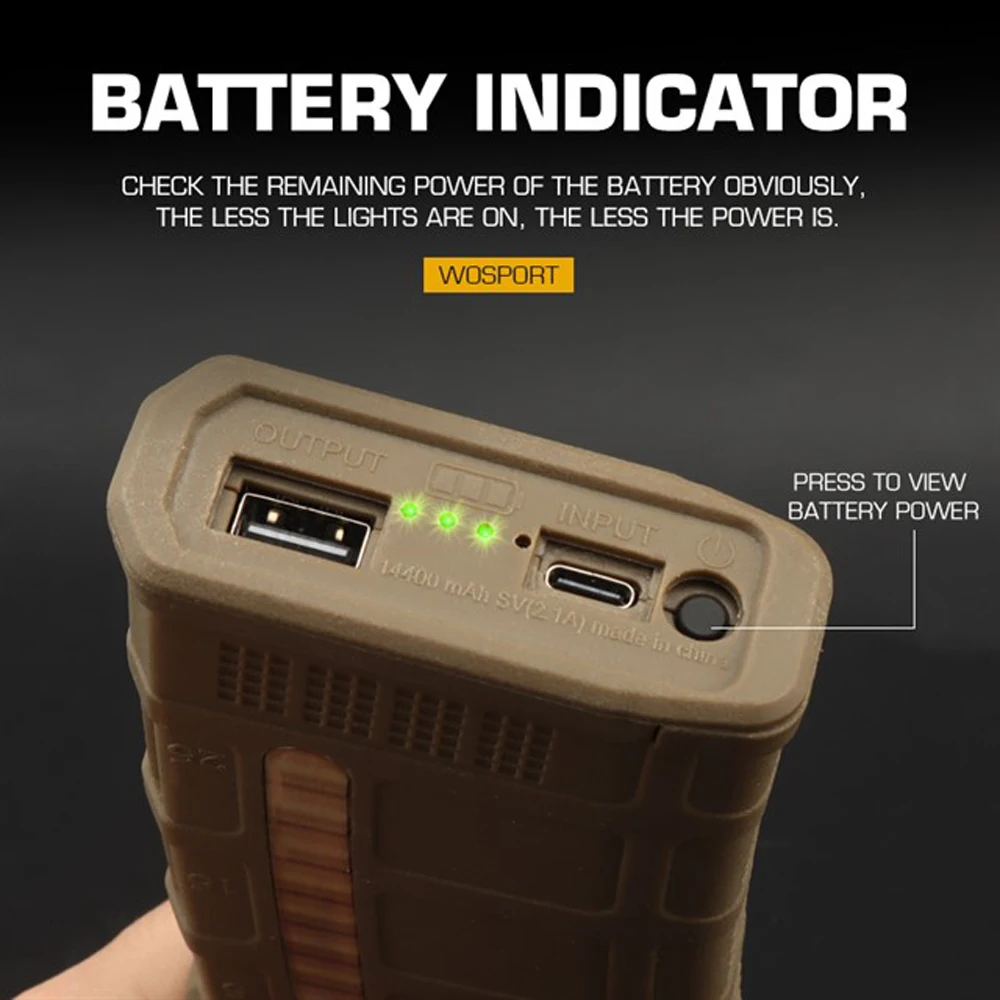 NEW Tactical Mobile Power PMAC model 1:1 Magazine Appearance The Charger Enclosure Does Not Contain Battery