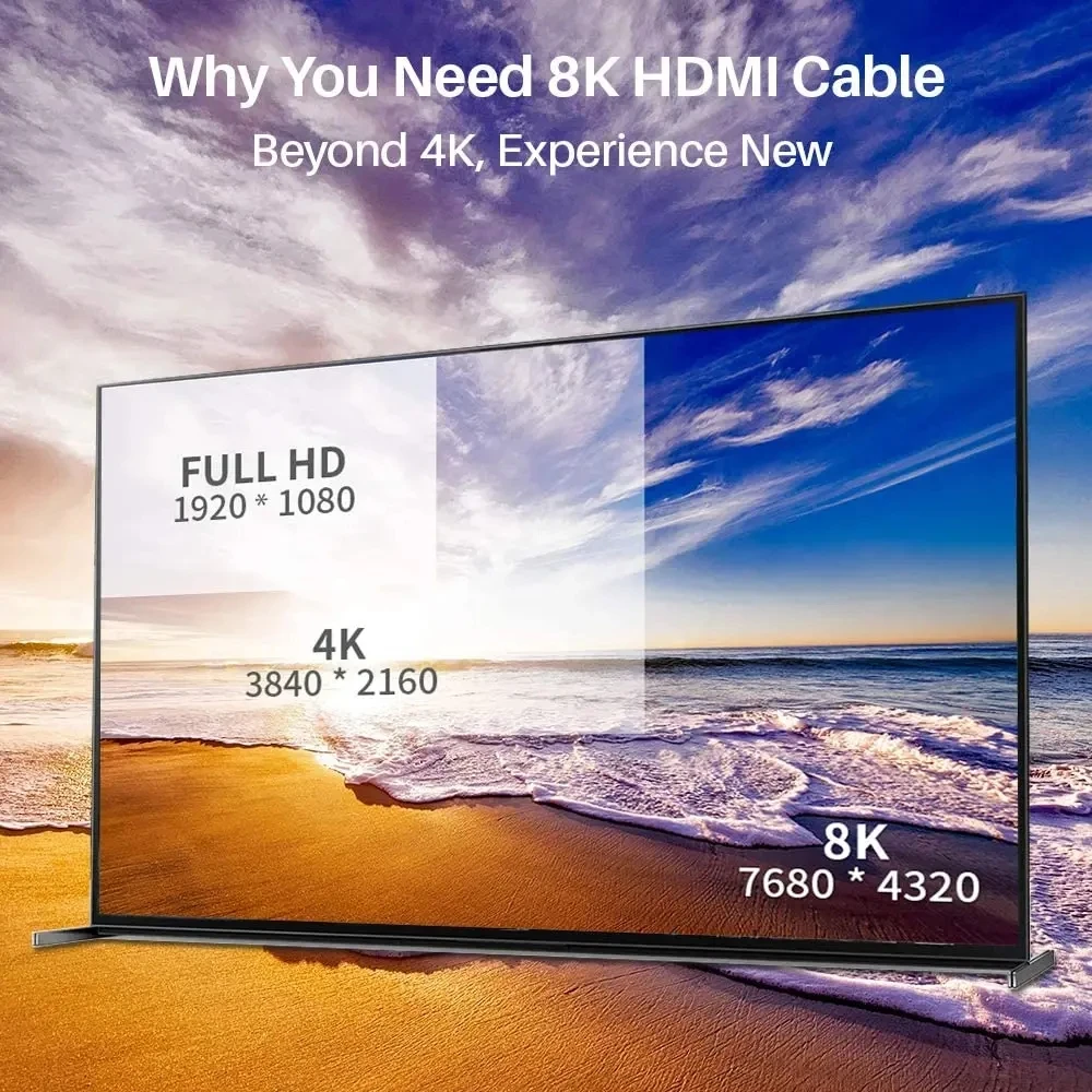 Кабель-удлинитель HDMI 4K/8K, для ноутбука, ПК, Nintendo Switch