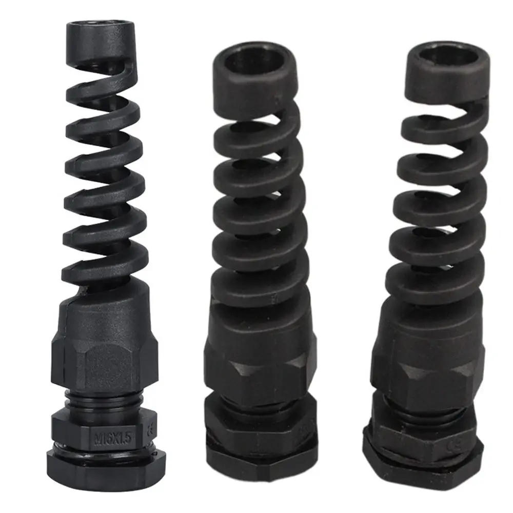 Anti-bending Nylon Anti-bending Cable Gland Waterproof Torsion-proof Glands Seal Joint Connector Cable