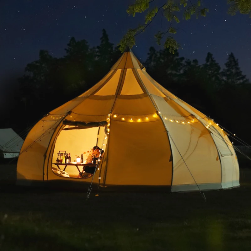 

Water droplets, starry sky, yurt tents, outdoor camping, overnight camping, thickened pyramids, rain and sun protection