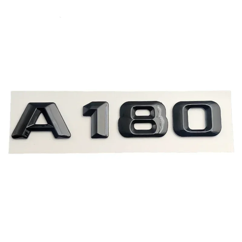 ثلاثية الأبعاد ABS الأسود سيارة رسائل لمرسيدس بنز A45 A160 A180 A200 A250 A260 W176 W177 شعار شارة لاصق للشعار اكسسوارات جذع