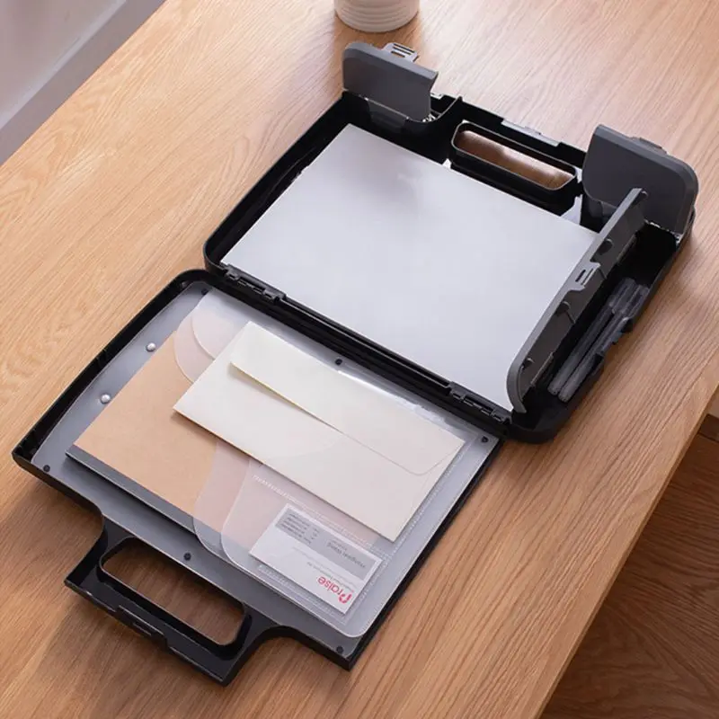 

Portable Files Document Clipboard Storage for Case with Calculator