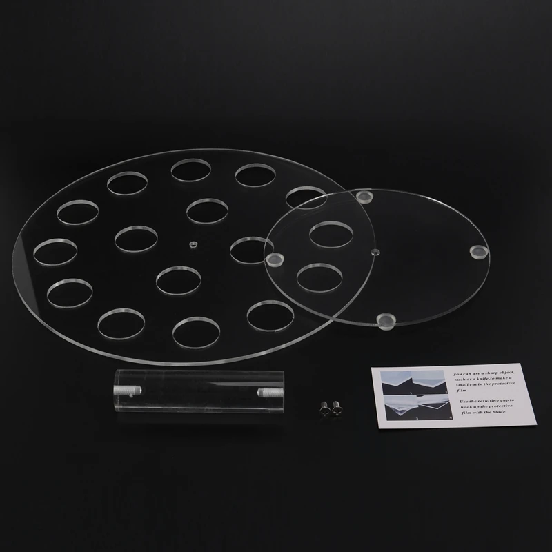 

Подставка для 16 рожков для мороженого/рулонов суши из прозрачного акрила