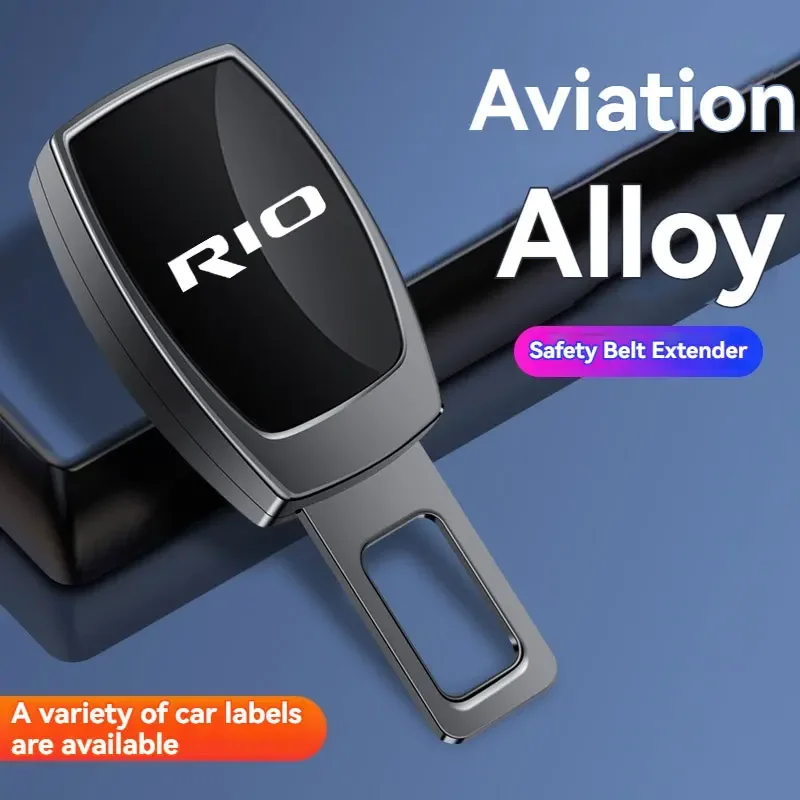 New Car Interior Seat belt Clip Metal Extenders Car Safety Belt Extension Accessories For Kia rio 2019-2024 rio 5 Car