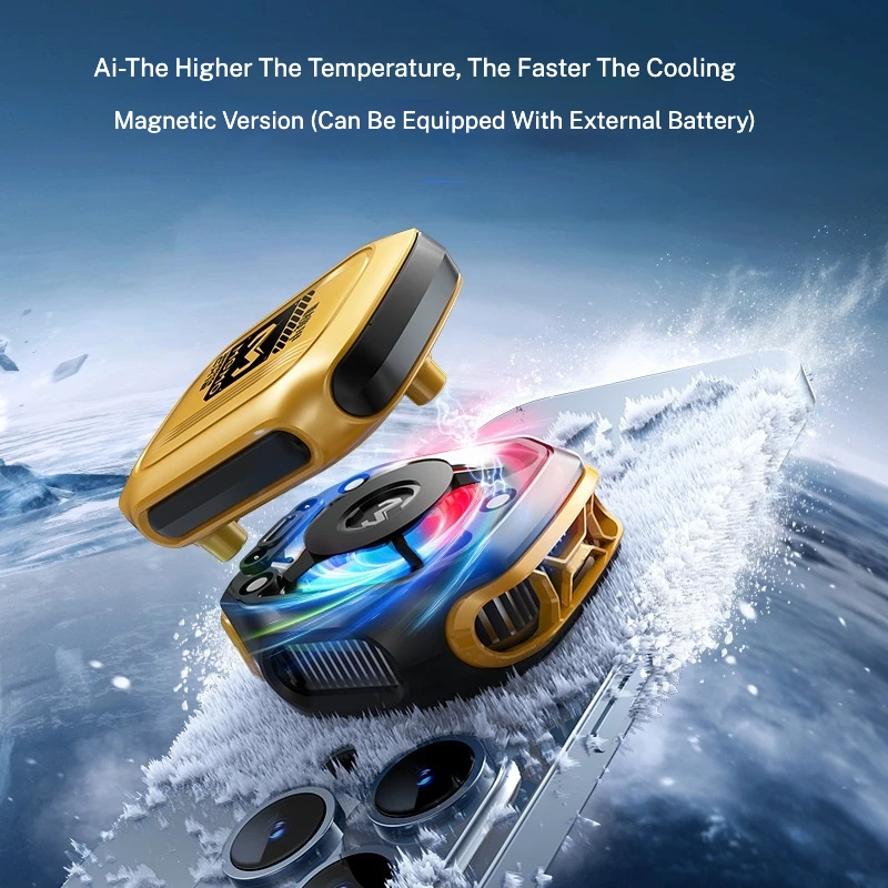 2025 MEMO CX12 Magnetic Phone Cooler with External Battery for PUBG