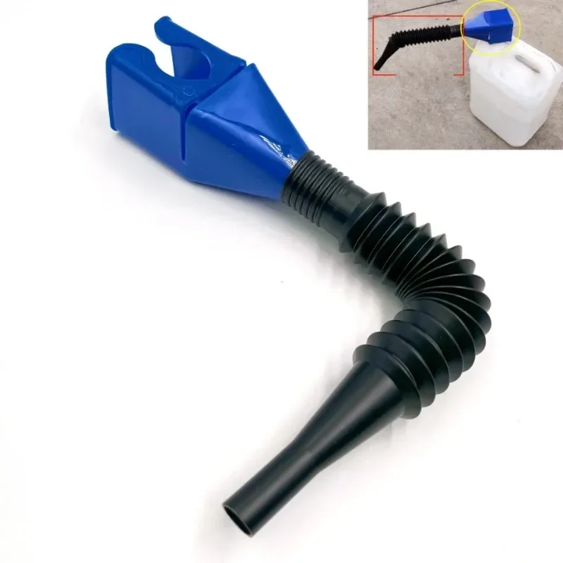 Telescopic Car Refueling Funnel Universal Engine Oil Filter Transfer Funnels Tool Foldable Portable Funnels